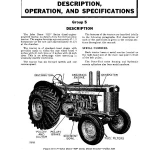 John Deere 80 820 830 Tractors Service Manual Sm2021 (2)