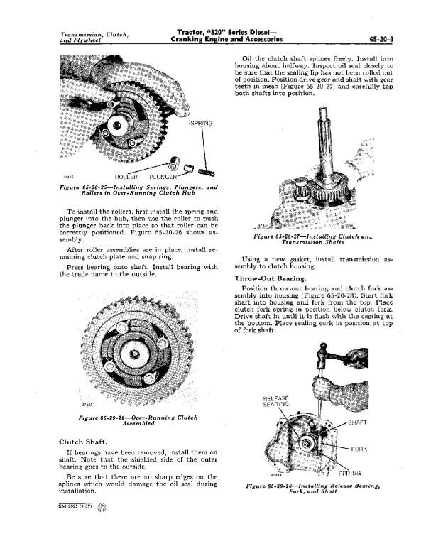John Deere 80 820 830 Tractors Service Manual Sm2021 (4)