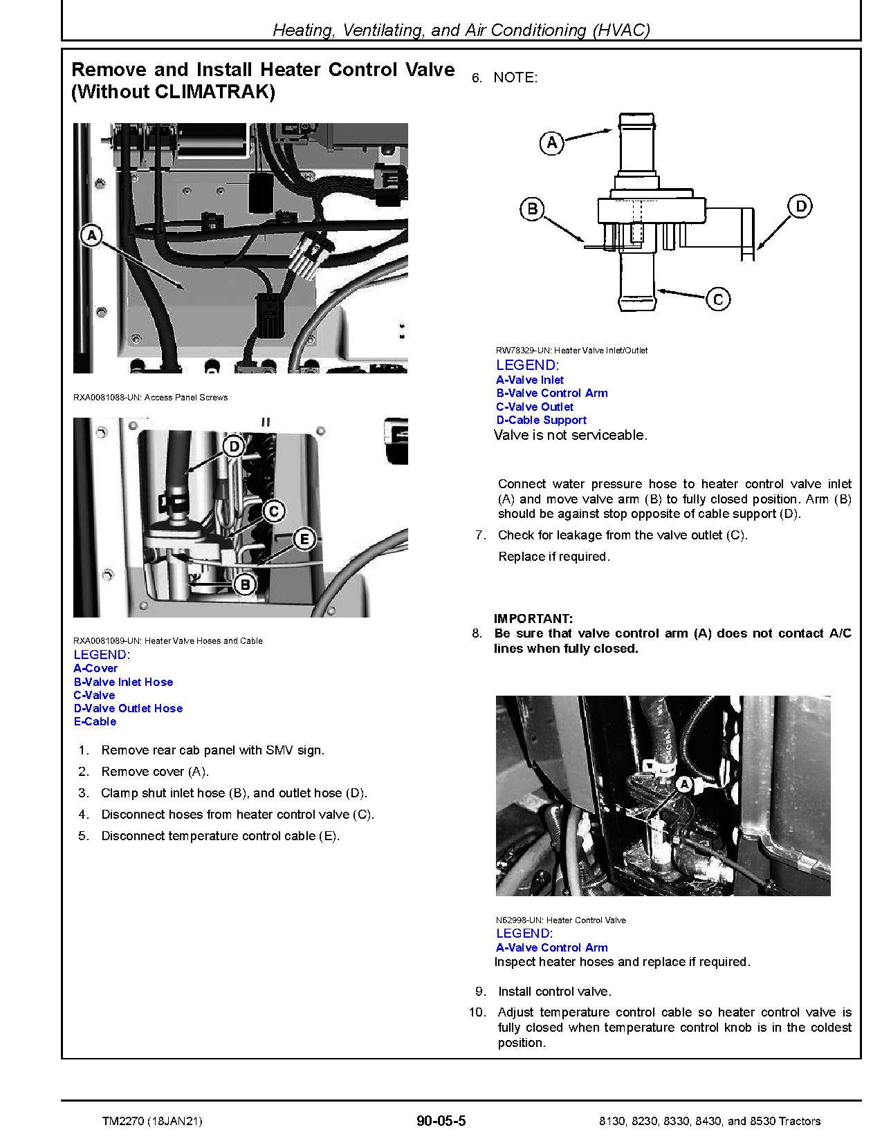 John Deere 8130 8230 8330 8430 8530 Tractors Repair Manual TM2270 (4)