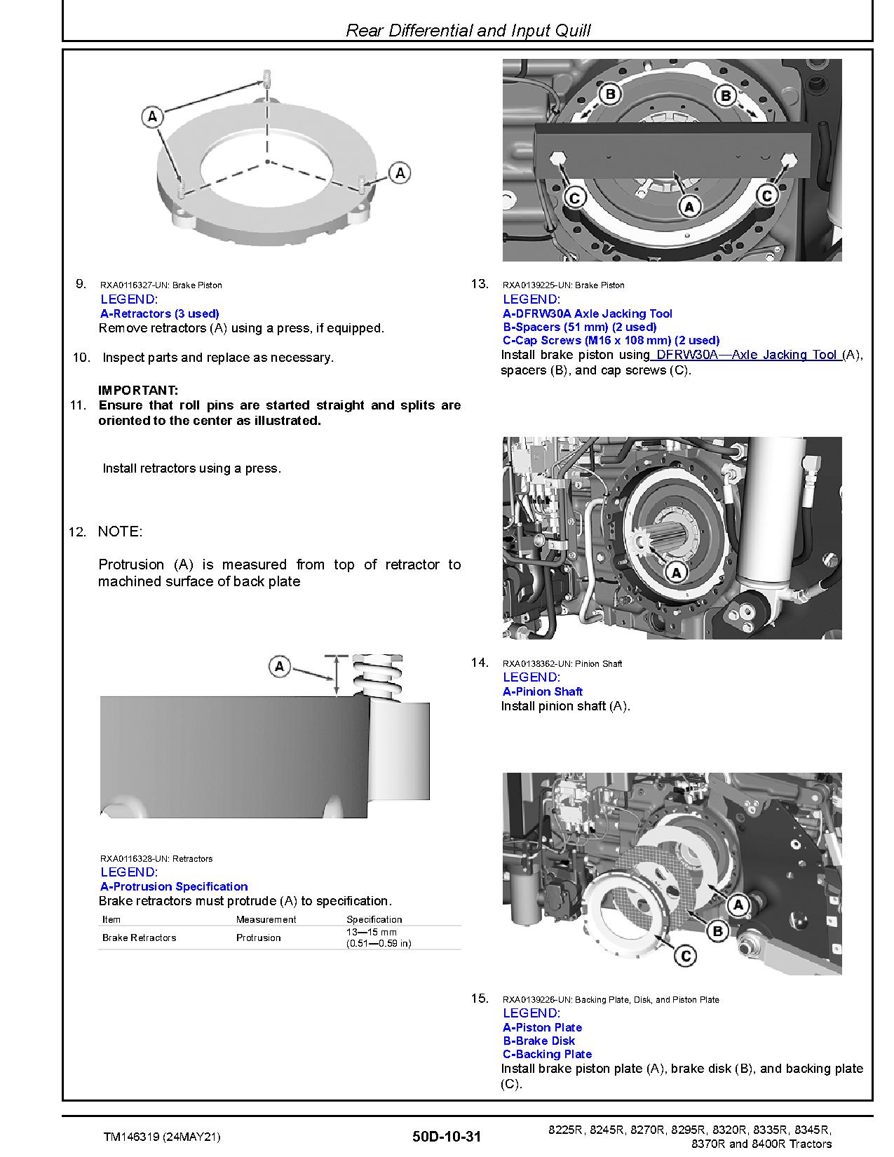 John Deere 8225R 8245R 8270R 8295R 8320R 8335R 8345R 8370R 8400R Tractors Repair Manual TM146319 (3)