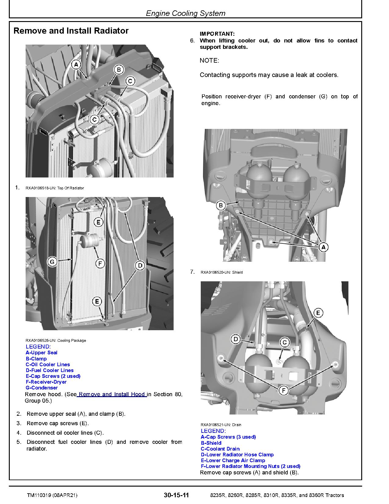 John Deere 8235R 8260R 8285R 8310R 8335R 8360R Tractors Repair Manual TM110319 (3)