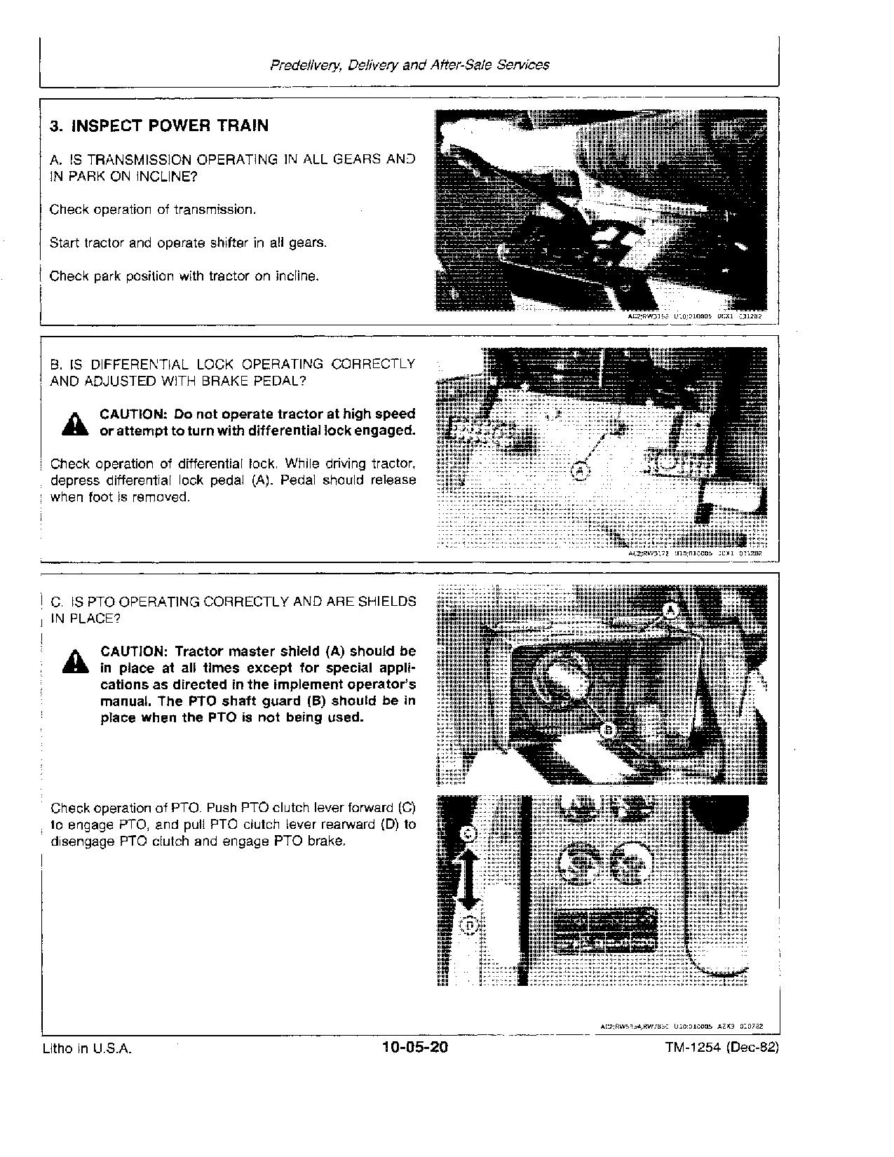 John Deere 8850 4WD Articulated Tractors Repair Manual TM1254 (2)