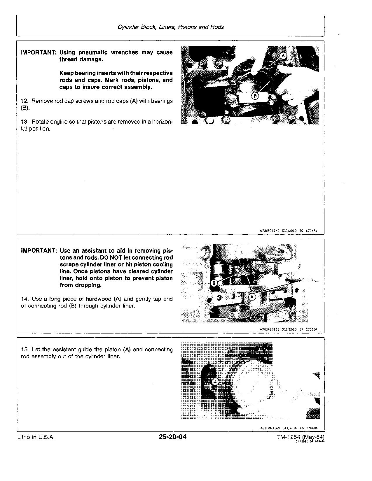John Deere 8850 4WD Articulated Tractors Repair Manual TM1254 (3)
