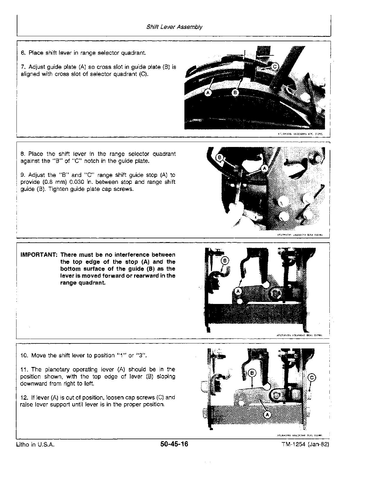 John Deere 8850 4WD Articulated Tractors Repair Manual TM1254 (4)