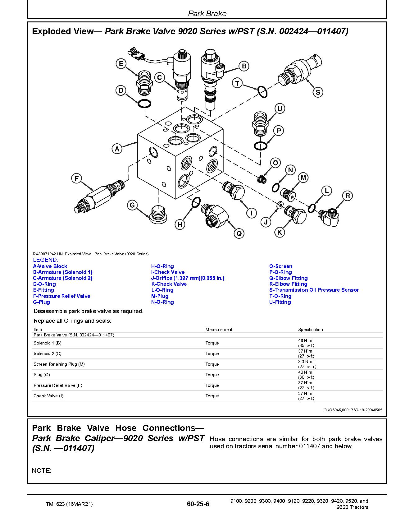 John Deere 9100 9120 9200 9220 9300 9320 9400 9420 9520 9620 4WD Articulated Tractors Repair Manual TM1623 (3)