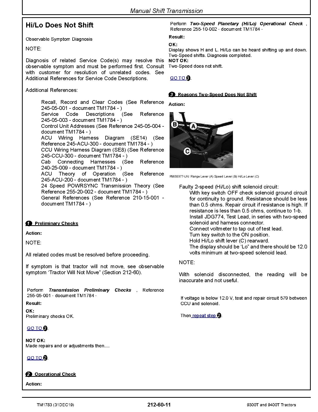 John Deere 9300T 9400T Tracked Tractors Operation Test Manual TM1783 (3)