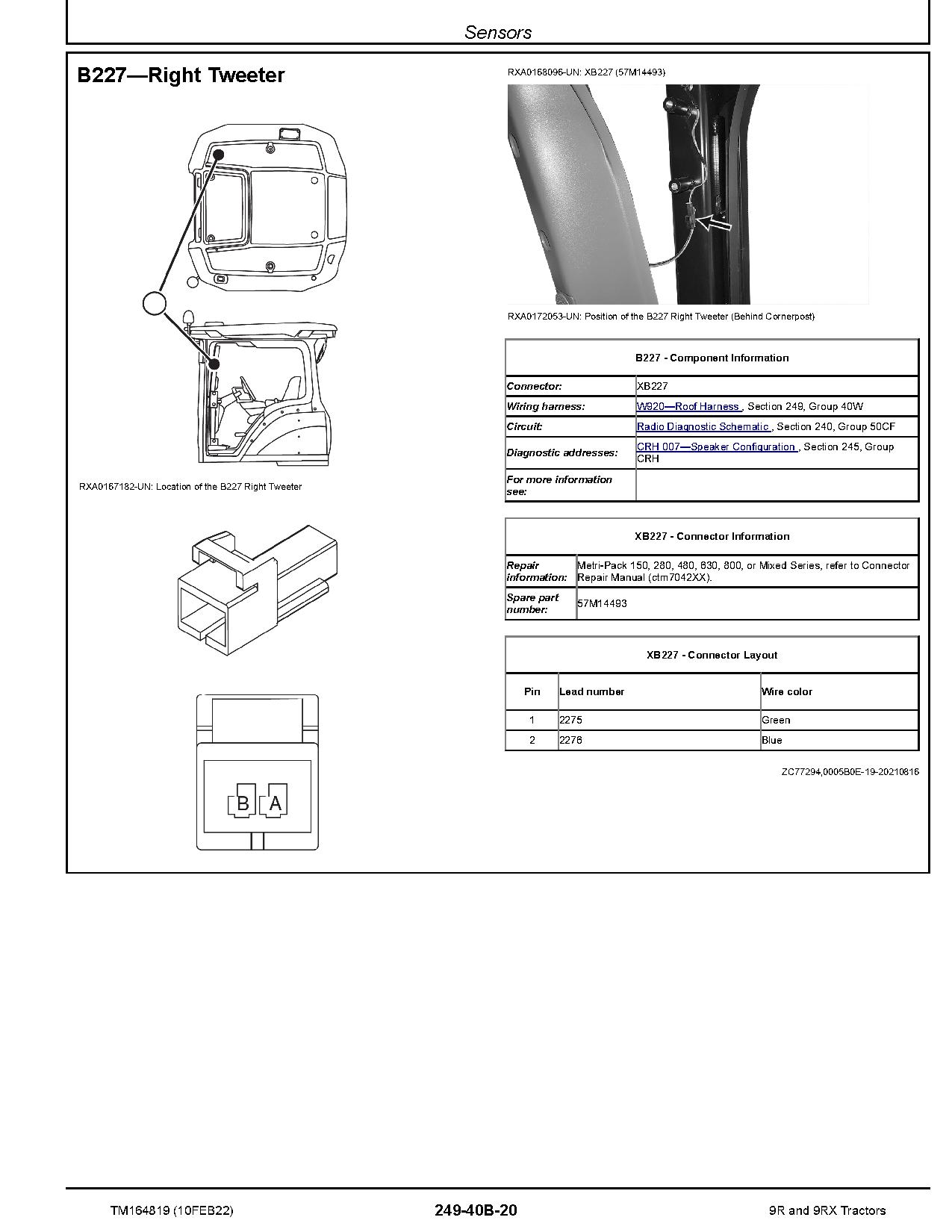 John Deere 9R 9RX Tractors Operation Test Manual TM164819 (3)