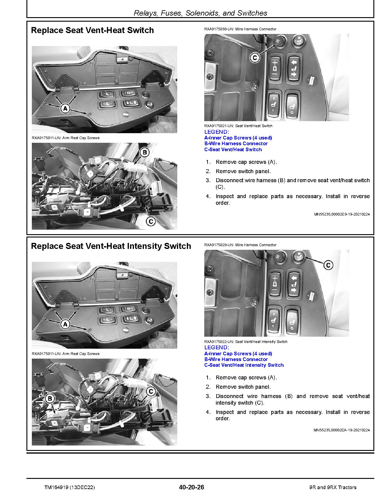 John Deere 9R 9RX Tractors Repair Manual TM164919 (2)