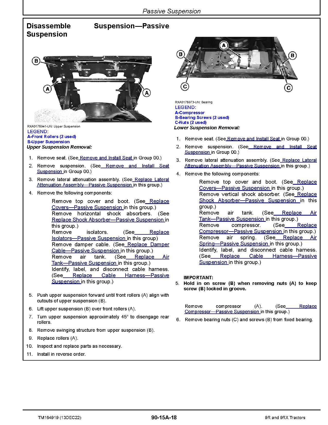 John Deere 9R 9RX Tractors Repair Manual TM164919 (4)