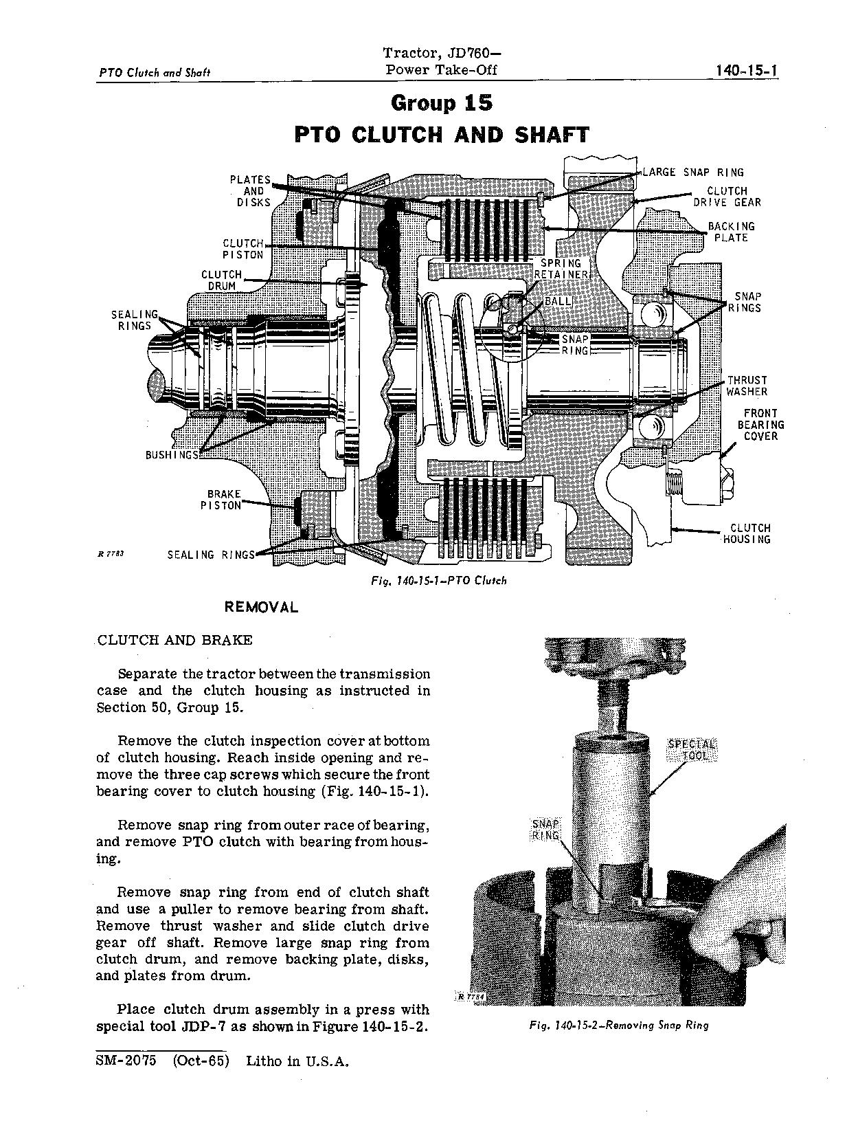 John Deere JD760 Tractors Service Manual SM2075 (3)