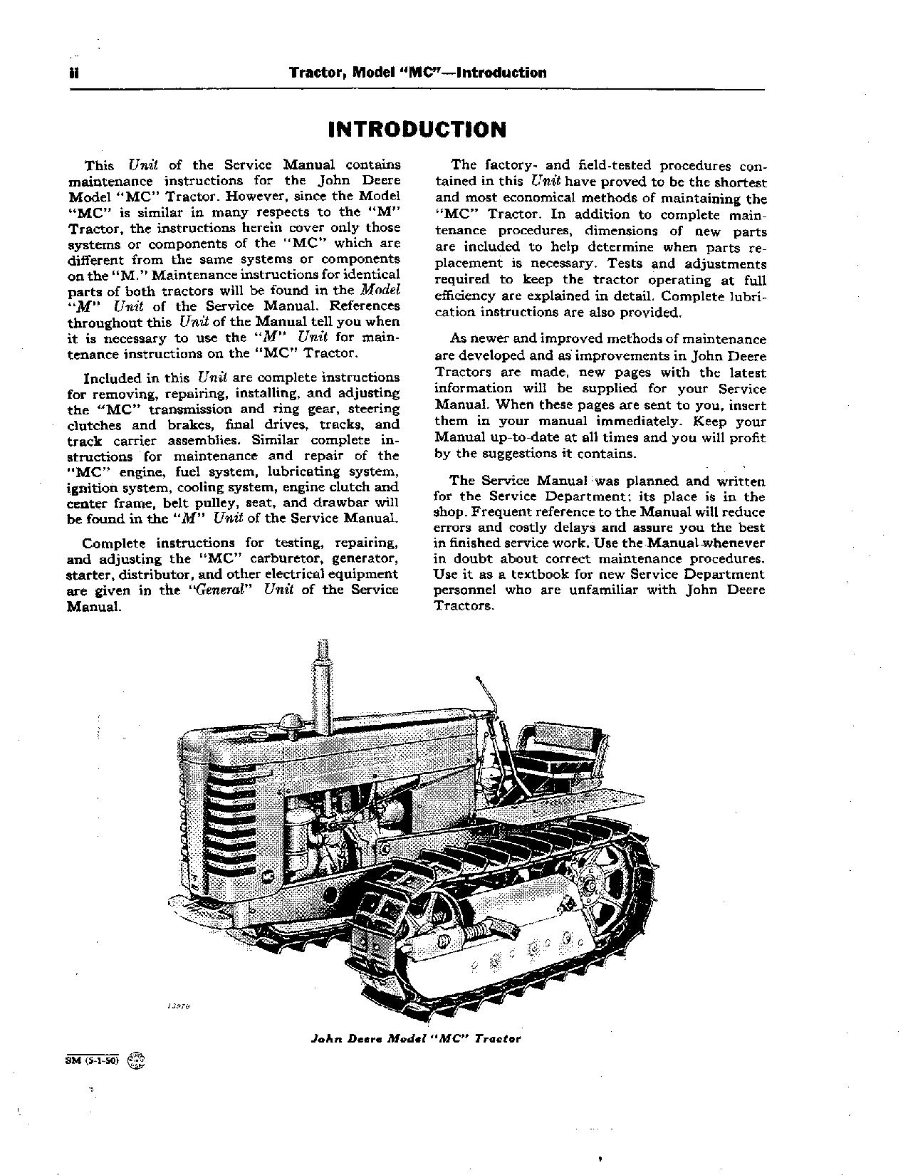 John Deere MC Tractors Service Manual SM2003 (2)