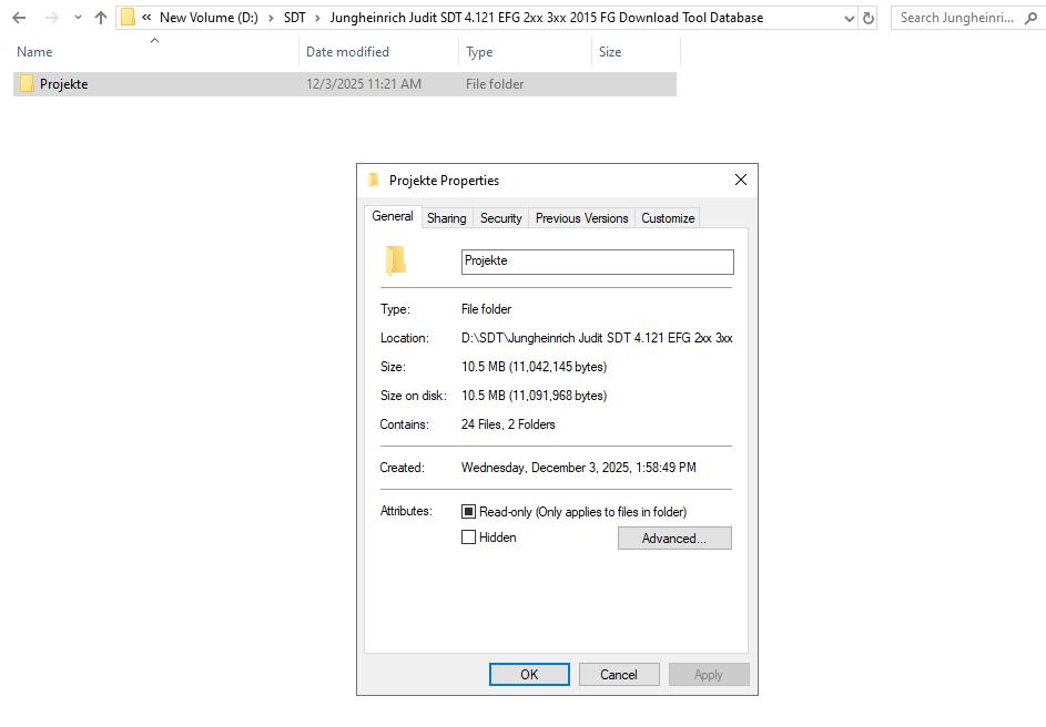 Jungheinrich Judit SDT 4.121 EFG 2xx 3xx 2015 FG Download Tool Database (1)