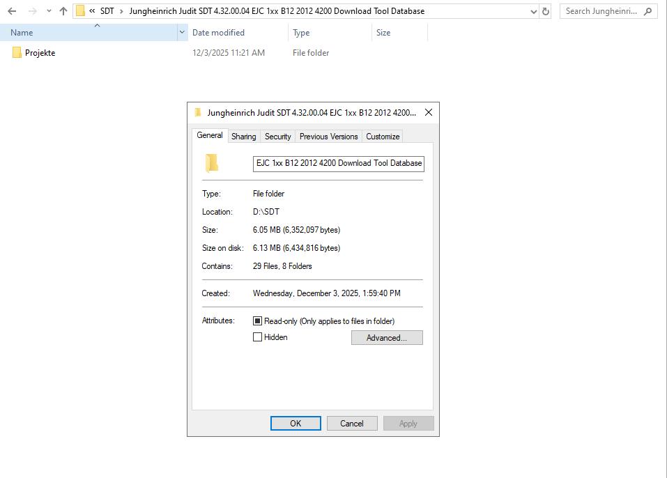 Jungheinrich Judit SDT 4.32.00.04 EJC 1xx B12 2012 4200 Download Tool Database (1)