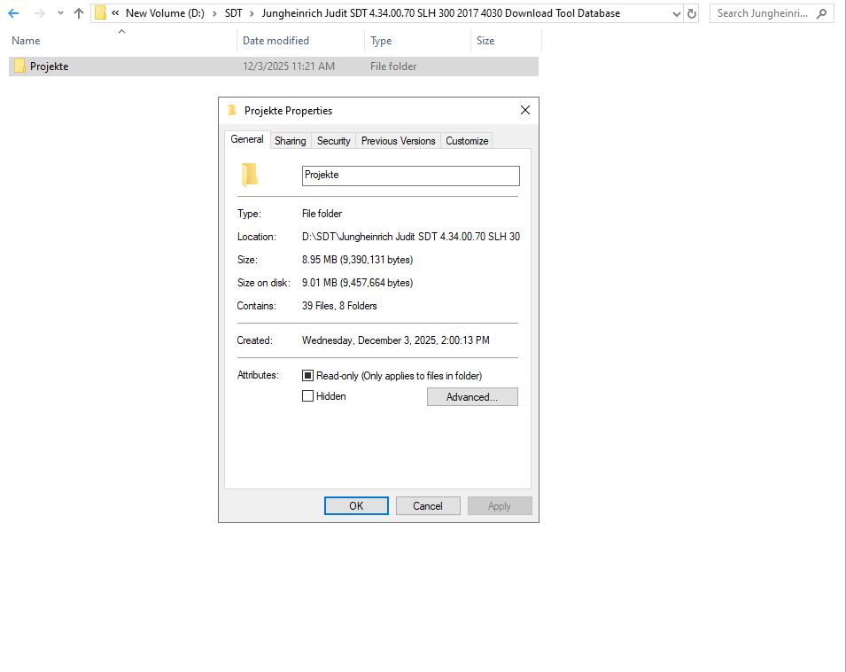 Jungheinrich Judit SDT 4.34.00.70 SLH 300 2017 4030 Download Tool Database (1)
