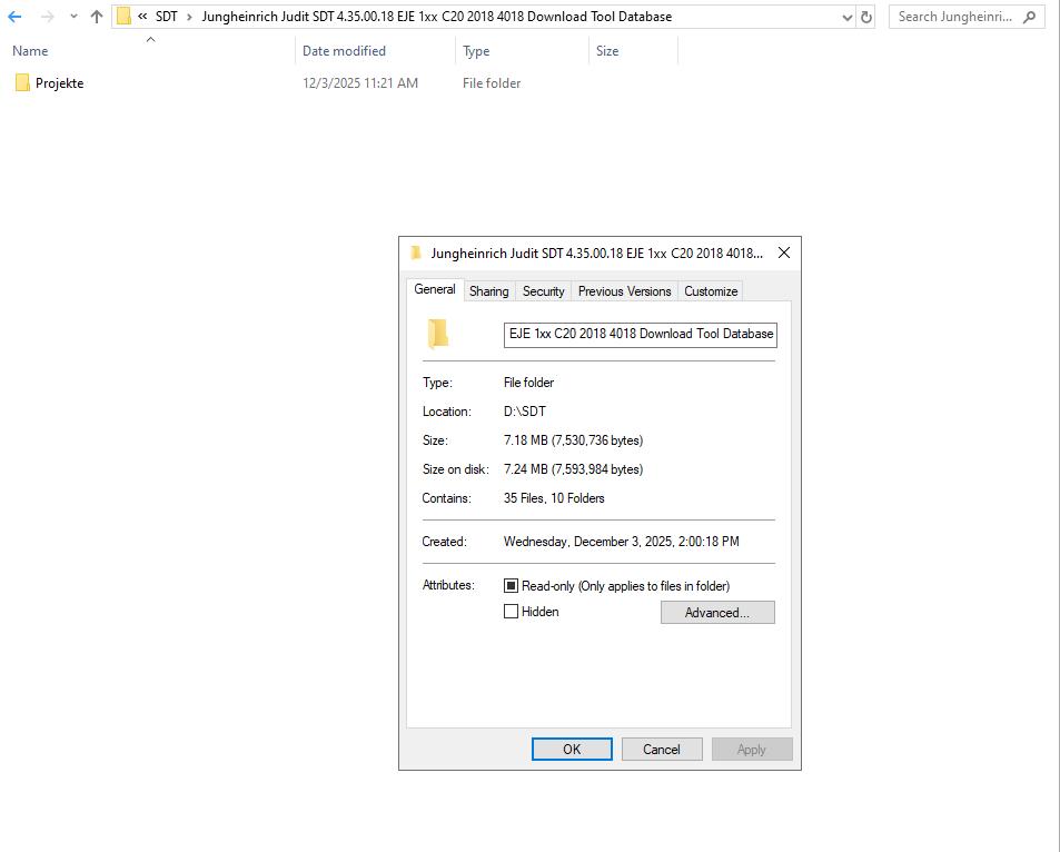 Jungheinrich Judit SDT 4.35.00.18 EJE 1xx C20 2018 4018 Download Tool Database (1)