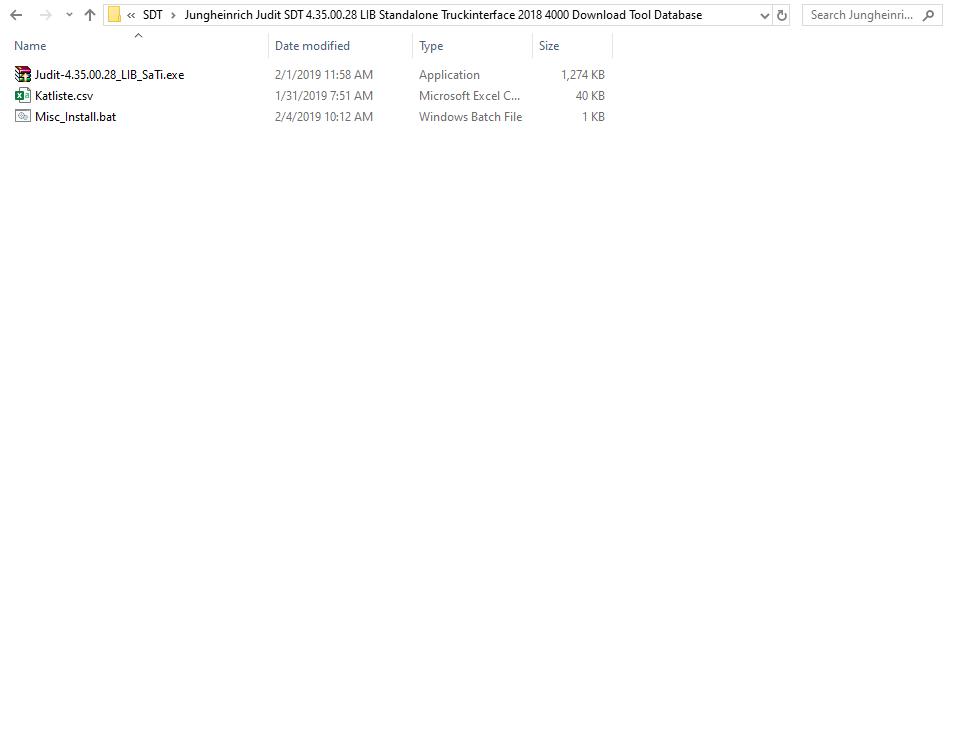 Jungheinrich Judit SDT 4.35.00.28 LIB Standalone Truckinterface 2018 4000 Download Tool Database (2)