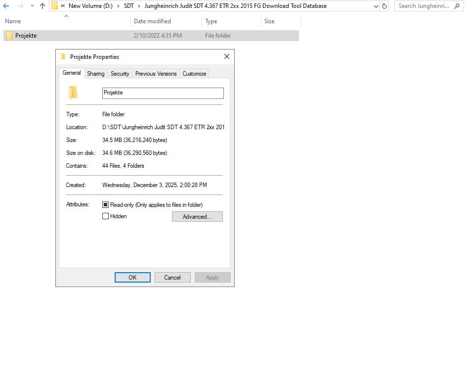 Jungheinrich Judit SDT 4.367 ETR 2xx 2015 FG Download Tool Database (1)