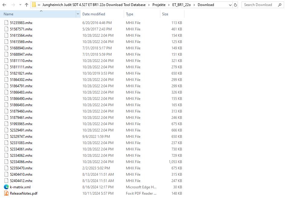Jungheinrich Judit SDT 4.527 ET BR1 22o Download Tool Database (2)