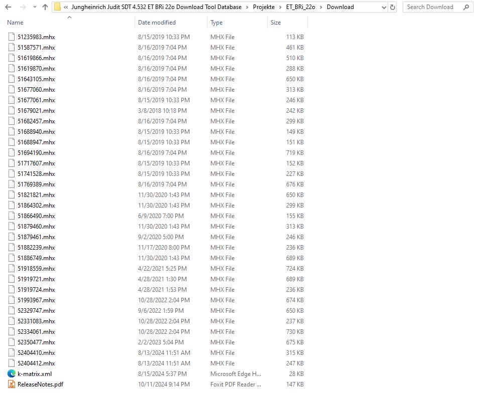 Jungheinrich Judit SDT 4.532 ET BRi 22o Download Tool Database (2)