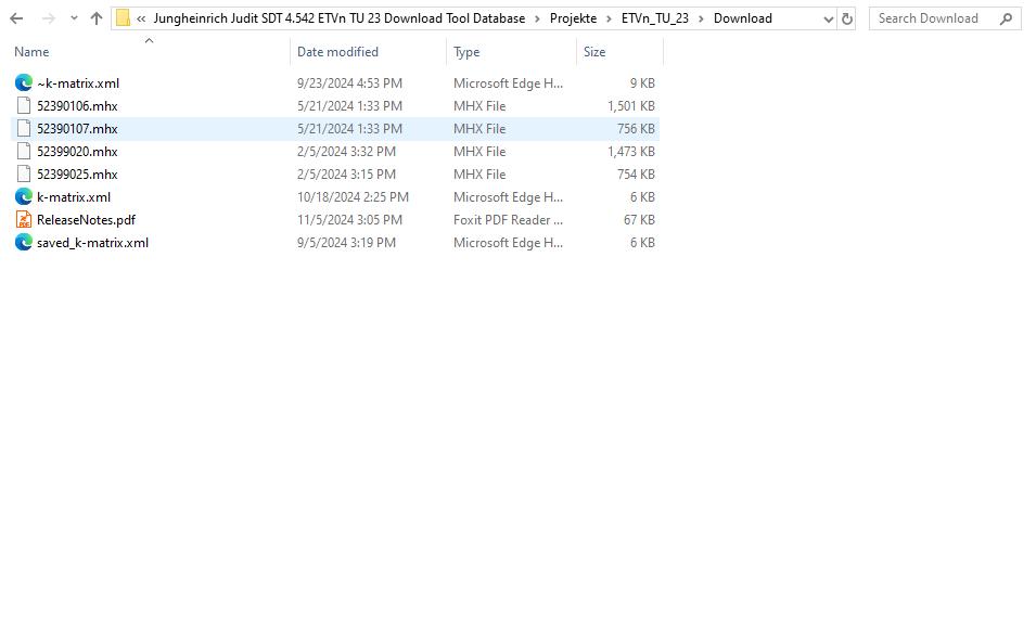 Jungheinrich Judit SDT 4.542 ETVn TU 23 Download Tool Database (2)