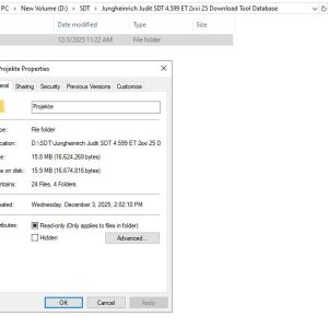 Jungheinrich Judit SDT 4.599 ET 2xxi 25 Download Tool Database (1)