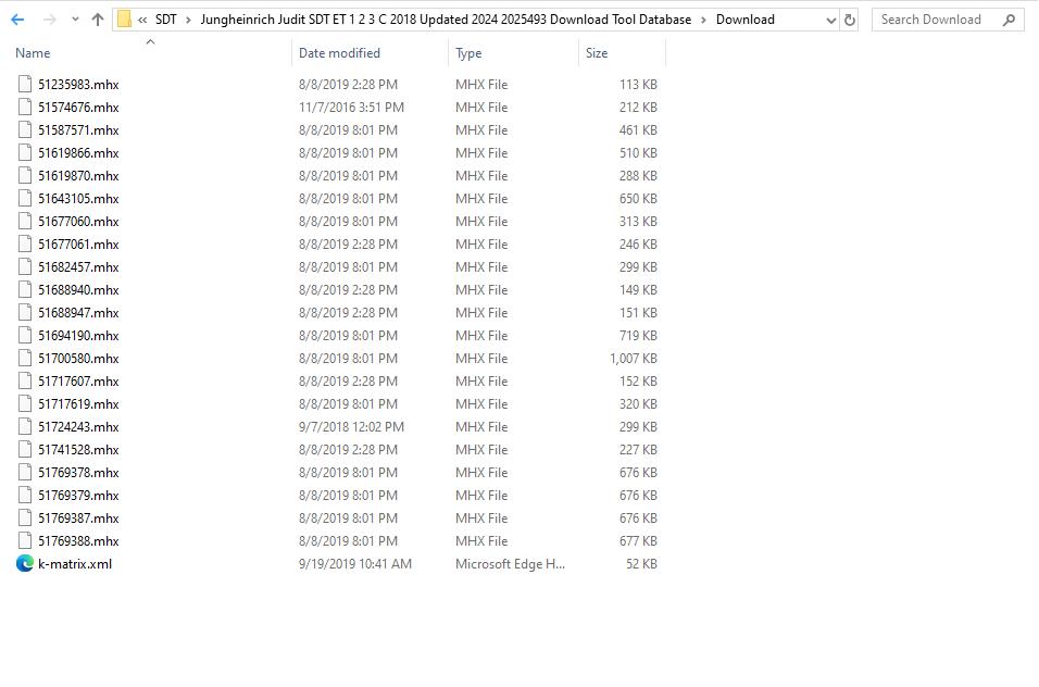 Jungheinrich Judit SDT ET 1 2 3 C 2018 Updated 2024 2025493 Download Tool Database (2)
