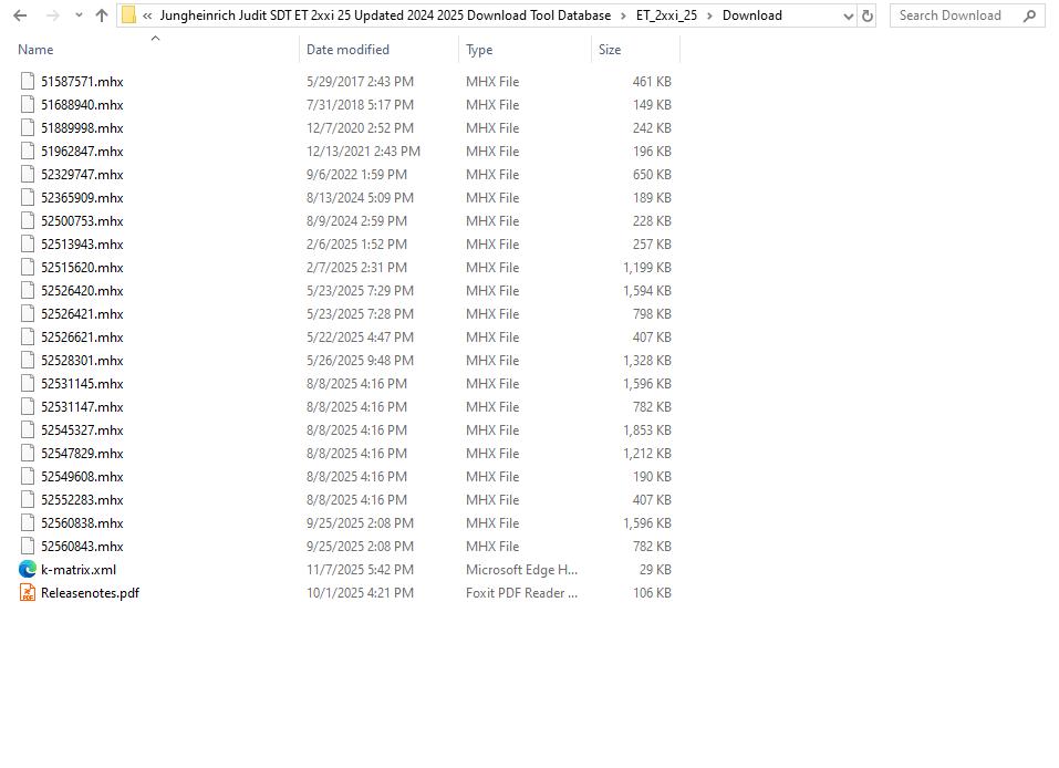 Jungheinrich Judit SDT ET 2xxi 25 Updated 2024 2025 Download Tool Database (2)
