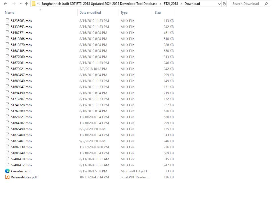 Jungheinrich Judit SDT ET2i 2018 Updated 2024 2025 Download Tool Database (2)