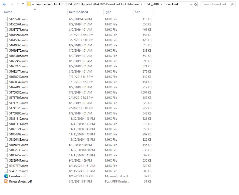 Jungheinrich Judit SDT ETVQ 2018 Updated 2024 2025 Download Tool Database (2)