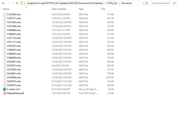 Jungheinrich Judit SDT ETVQ 22o Updated 2024 2025 Download Tool Database (2)