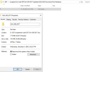 Jungheinrich Judit SDT SLH 300 2017 Updated 2024 2025 Download Tool Database (1)