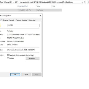 Jungheinrich Judit SDT SLH700 Updated 2024 2025 Download Tool Database (1)
