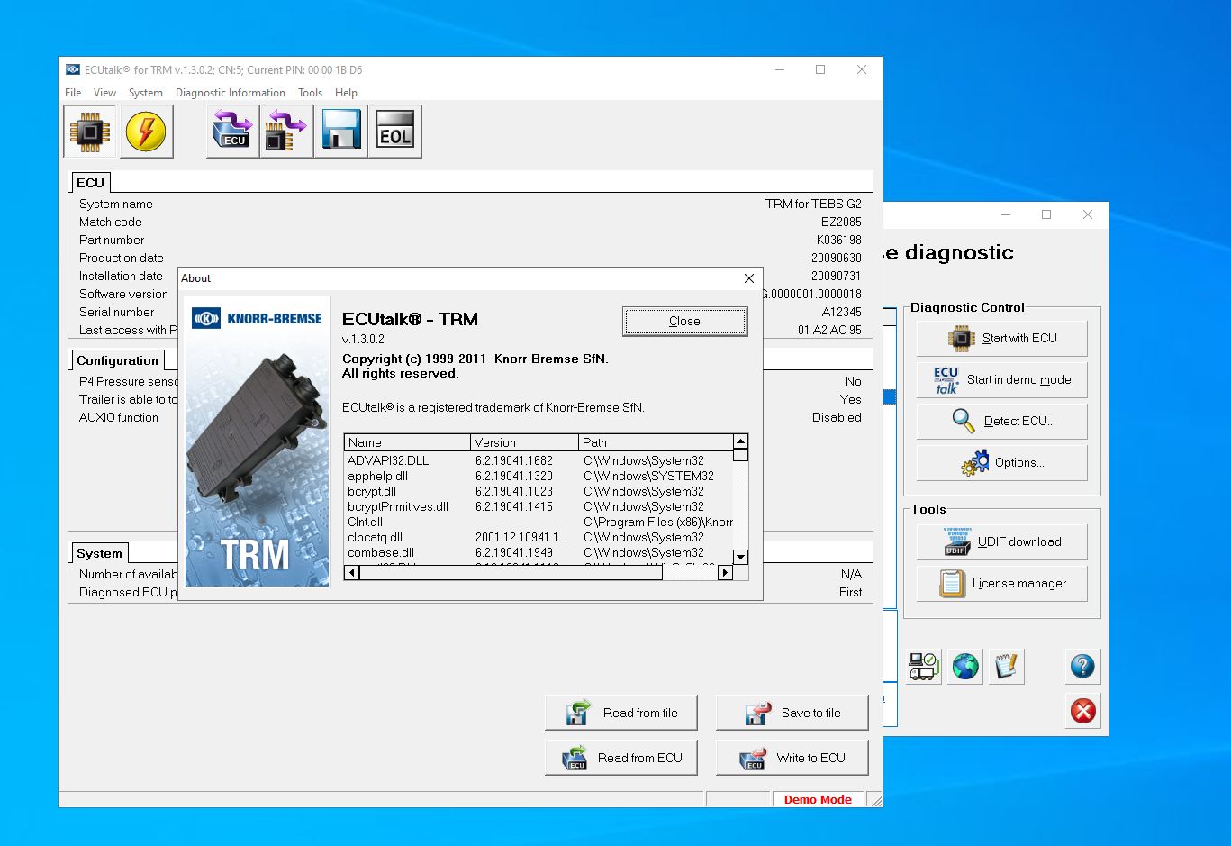 KNORR BREMSE DIAGNOSTICS SYSTEMS 2.6.7.3 [2025.07] Diagnsotic Program 18