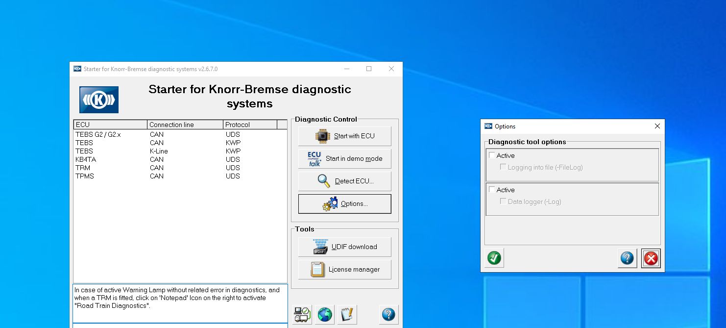 KNORR BREMSE DIAGNOSTICS SYSTEMS 2.6.7.3 [2025.07] Diagnsotic Program 5
