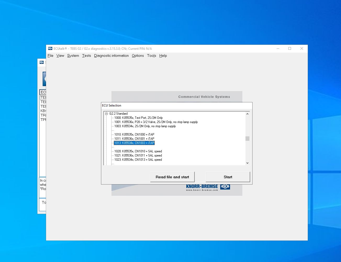 KNORR BREMSE DIAGNOSTICS SYSTEMS 2.6.7.3 [2025.07] Diagnsotic Program 9