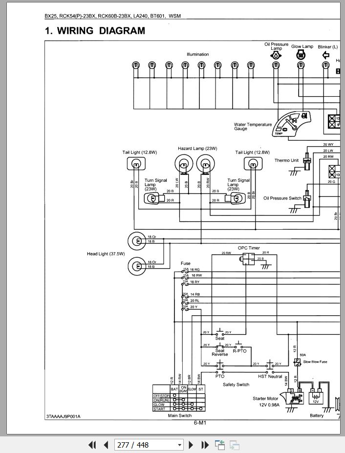 Kubota Backhoe Loader BX25 Workshop Manual (3)