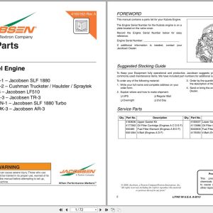 Kubota Diesel Engine D1105 Series Parts Manual (1)