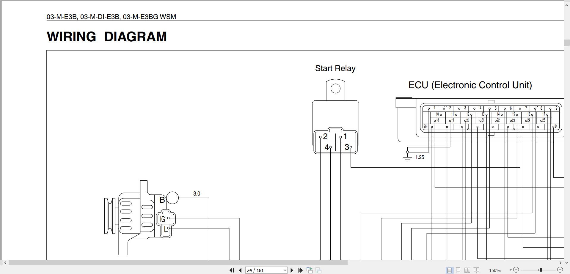 Kubota Diesel Engine D1503 M to V2203 M BG Service Manual 9Y111 00142 2007 (3)