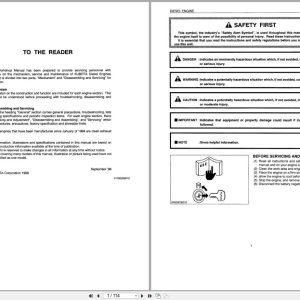 Kubota Diesel Engine D782 B Workshop Manual (1)