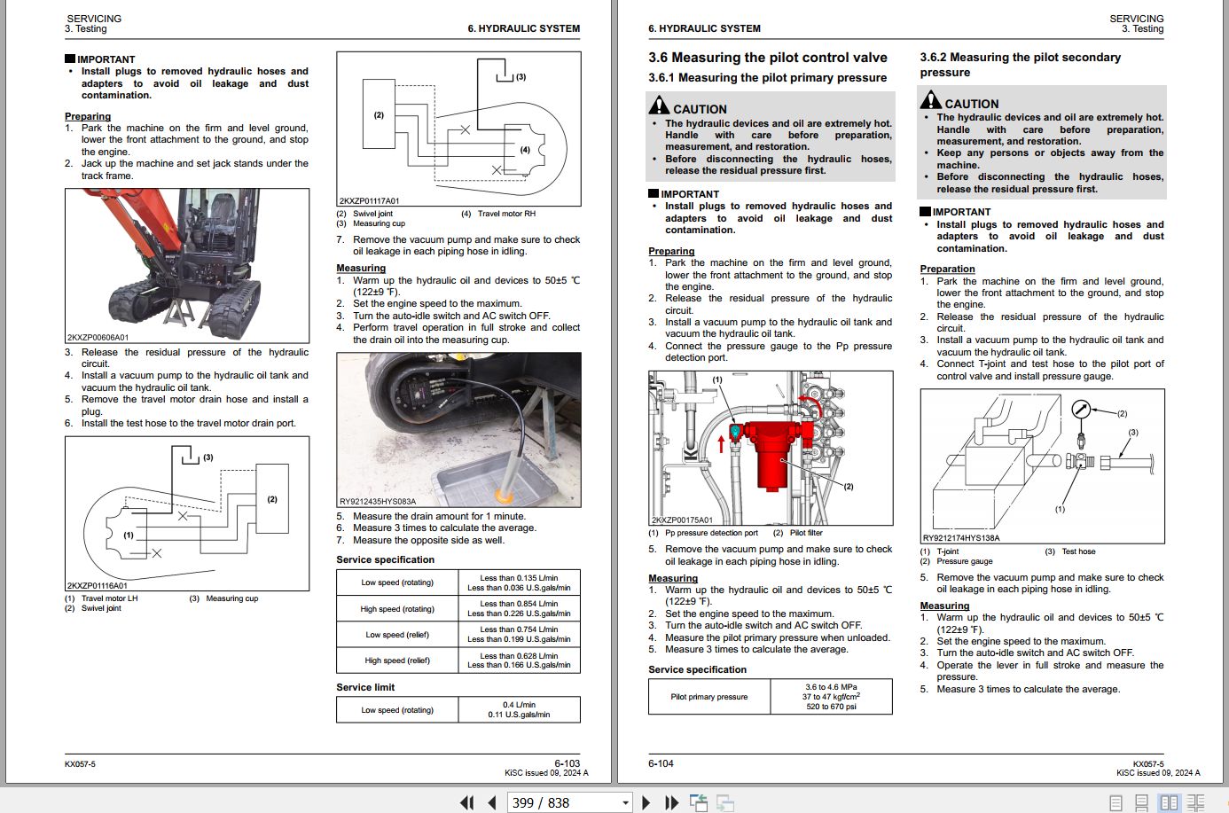 Kubota Excavator KX057 5 Workshop Manual RY911 28157 2024 (2)
