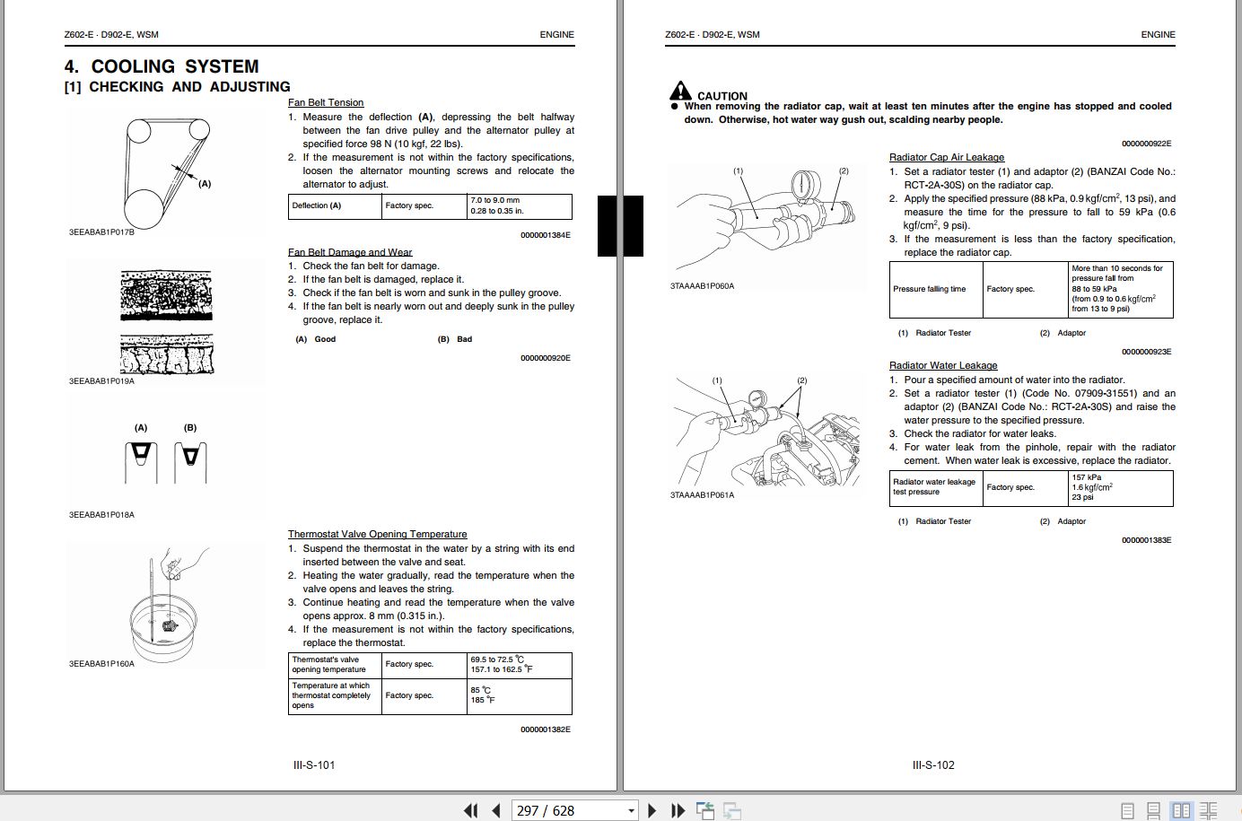 Kubota Excavator KX36 3 KX41 3S KX41 3V Workshop Manual 97899 60860 (2)