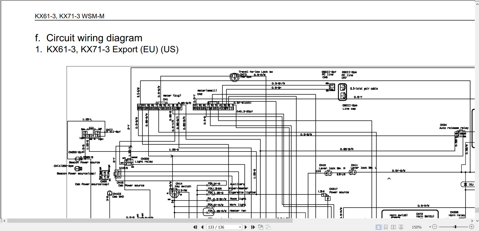 Kubota Excavator KX61 3 KX71 3 Workshop Manual 97899 61040 (3)