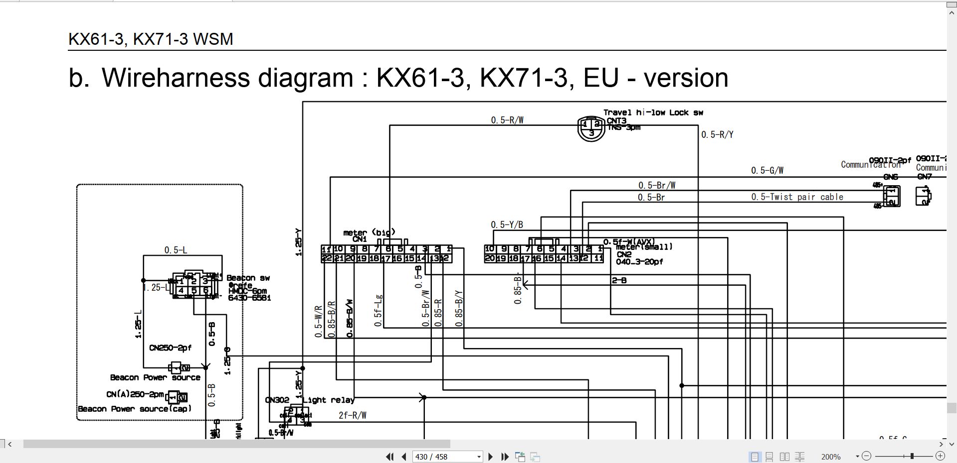 Kubota Excavator KX61 3EU KX71 3EU KX71 3PP Workshop Manual 97899 61050 (3)