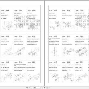 Kubota Excavator U20 3a U25 3a Parts Catalog EN FR DE (1)