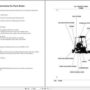 Kubota Lawn Tractor F2400 Parts Manual (1)