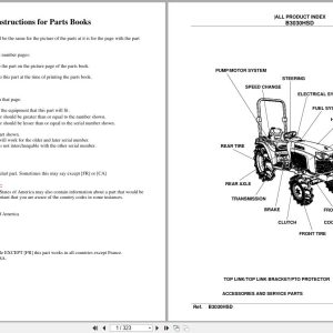 Kubota Tractor B3030HSD Parts Manual (1)