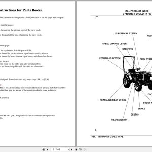 Kubota Tractor B7100HST D Old Type Parts Manual (1)