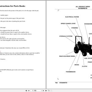 Kubota Tractor B7200HSTD Parts Manual (1)
