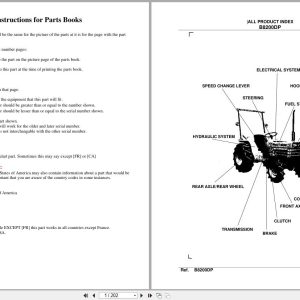 Kubota Tractor B8200DP Parts Manual (1)