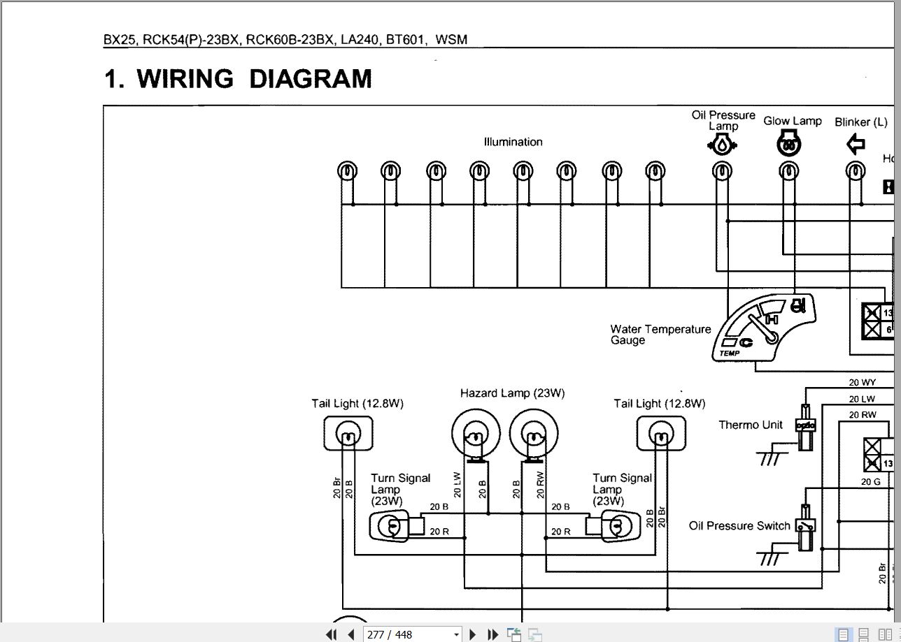 Kubota Tractor BX25 Workshop Manual (3)
